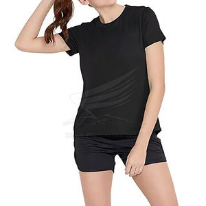 Camiseta de mujer más vendida, camiseta de algodón suave para mujer, camiseta cómoda e informal para mujer para uso diario. - Product Image 5