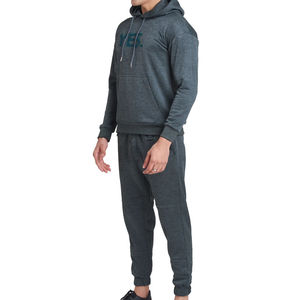 Conjunto Deportivo Personalizado con Estampado de Letras para Hombre, 2 Piezas, Sudadera con Capucha de Felpa, Pantalones Deportivos, Ropa Deportiva Informal, para Gimnasio, Entrenamiento, Venta al Por Mayor - Product Image 2