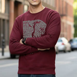 Sudaderas Lisas con Logotipo Bordado Personalizado, Sudadera con Cuello de Botones Sublimada, Sudaderas Extra Grandes con Logotipo Personalizado - Product Image 1