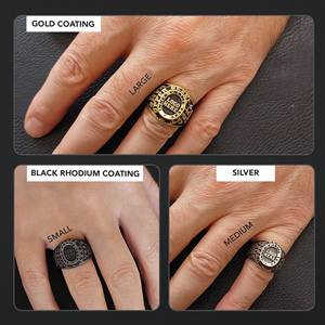 แหวนสั่งทำ BOJ รุ่น 012 สลักชื่อและโลโก้ตามต้องการ แหวนเงินแท้ 925 ชุบทอง ดีไซน์ทำมือ ราคาพิเศษ - Product Image 6