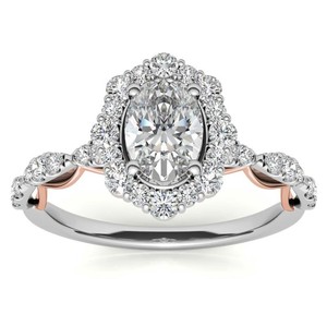Moissanite Engagement <b>Ring</b> 925 Sterling <b>Silver</b> White Gold Plated <b>Solitaire</b> Wedding <b>Ring</b> Promise <b>Ring</b> Anniversary Gift for Women - Product Image 1