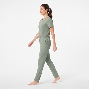 Custom Women's Medical Nursing <b>Scrub</b> Set <b>Surgical</b> Uniform Hospital Workwear Healthcare Top and Pants Wholesale - Product Image 3