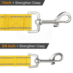 Laisse pour animaux de compagnie robuste, longueur réglable, avec poignée rembourrée douce, conception sécurisée pour la marche, la course et la randonnée en toute sécurité - Product Image 5