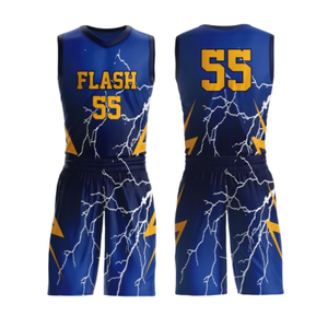 Uniforme de Baloncesto Sublimado Personalizado Dry Fit, Antiencogimiento, Transpirable, Conjunto de Camiseta y Pantalones Cortos de Baloncesto Sublimados, Precio Bajo de Fábrica - Product Image 4