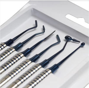 Dental Composite Stainless Steel Color Spatula Repair Restorative Surgical Manual Dental <b>Instruments</b> 6pcs By Grip Surgical - Product Image 3