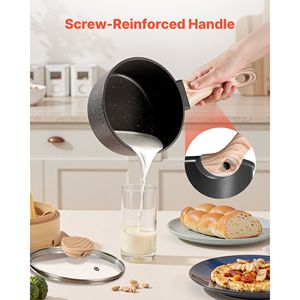 Cacerola Antiadherente de Metal de 1.5QT con Tapa de Vidrio Templado y Mango Desmontable para Facilitar la Cocina - Product Image 6