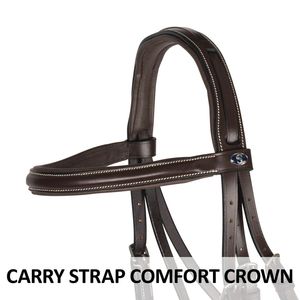 Adjustable <b>Leather</b> Bridle Multiple Sizes Available Horse <b>Headcollar</b> and Bridle for Horse at wholesale price Direct Factory - Product Image 2