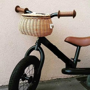 <b>Small</b> wicker bicycle <b>basket</b> Handmade Storage <b>Basket</b> Wholesale eco-friendly Made in Vietnam Ready to stock - Product Image 2