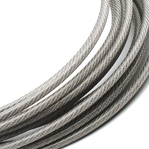 ลวดสลิง DG จากโรงงานเกาหลี ผลิตจากเหล็กกล้าไร้สนิมเกรดทางทะเล SUS304 AISI ชุบกัลวาไนซ์  เคลือบด้วย PVC/ไนลอน/PU - Product Image 3