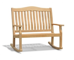 Outdoor Furniture Garden Rocking <b>Chair</b> Made Of Solid Teak Wood Environmentally Friendly Modern Minimalist Design - Product Image 1