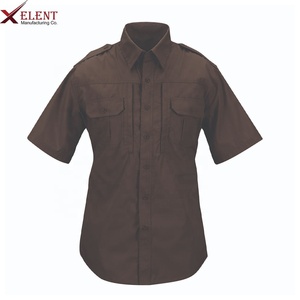 Camisas de Uniforme de Guardia de Seguridad de Secado Rápido Unisex con Logotipo Personalizado, Uniformes de Seguridad de Verano Económicos Personalizables con Mangas Cortas - Product Image 6