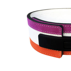 Ceinture de musculation en cuir de vachette personnalisée pour la salle de sport et la musculation - Antidérapante, réglable, protection complète - Product Image 2