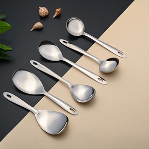 Couverts élégants et durables en acier inoxydable réutilisables : couteau et fourchette spéciaux pour hôtel, steak, dessert à l'occidentale, cuillère à café - Product Image 3