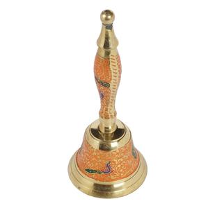 Campana de Servicio de Estilo Náutico Antiguo, Chapada en Oro, de Latón Macizo, con Impresión Serigráfica, para Decoración del Hogar - Product Image 6