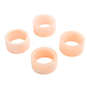 Anneaux de serviette en résine époxy, pièces décoratives de couleur verte, utilisés pour la table à manger, les occasions spéciales, les mariages, les fêtes et l'usage quotidien - Product Image 2