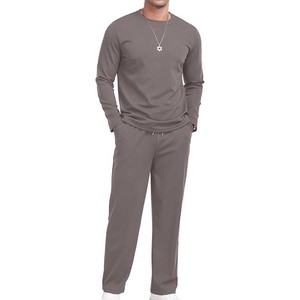 Ensemble de survêtement de maternité 2 pièces uni, écologique et anti-transpiration, pour le sport, le fitness et le jogging - Product Image 1