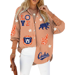 ชุดเดรสลำลองแขนยาวลายธีมแมคไนซ์สำหรับวันแข่งขัน  ตกแต่งด้วยเลื่อม  ผ้าระบายอากาศได้ดี สำหรับผู้หญิงและเด็กผู้หญิง - Product Image 5