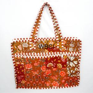 WBCI กระเป๋าแล็ปท็อปผ้าฝ้ายลายสีแดงสีขาวความจุขนาดใหญ่กระเป๋าเดินทางแบบลำลองกระเป๋าแล็ปท็อปแบบพกพา - Product Image 1