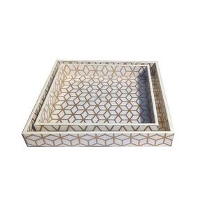 Bandeja de Madera Personalizada con Impresión para Suministros del Hogar y Hoteles, Bandeja de Servicio de Alimentos de Alta Calidad, Producto Hecho a Mano con el Mejor Empaque - Product Image 1