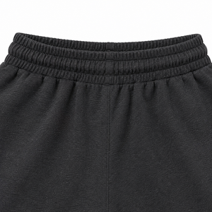 Pantalones Cortos Bermuda de Algodón de Color Sólido para Hombre, Cintura con Cordón, Estilo Casual, Talle Medio, Tejido de Punto, Bolsillos - Product Image 3