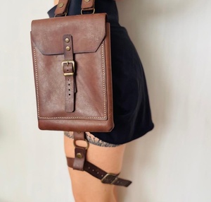 Cuir Biker Jambe Sac Holster Goutte Jambe Cuisse Holster Crossbody Cadeau Pour Maman Cadeau Pour Sa Hanche Taille LLB-0051 - Product Image 2