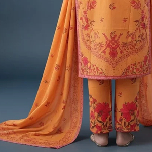 Ensemble 3 pièces de qualité supérieure pour femme : Shalwar Kameez et Dupatta de créateur 2026 - Product Image 4