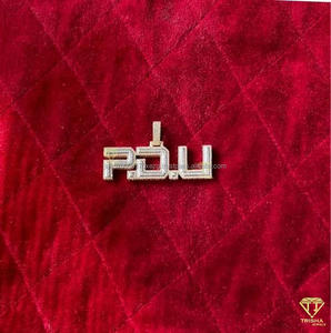 Custom " PDU " <b>Name</b> <b>Chain</b> Bling Pendant Gold Finish Hip Hop Necklace Trendy Jewelry Gift - Product Image 4