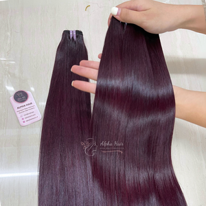 Prix d'usine à double tirage Faisceaux droits en os Produit de beauté pour femmes Extensions de cheveux humains Perruques sans colle - Product Image 6