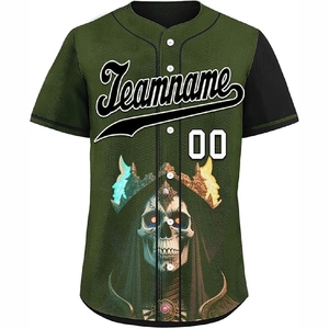 Stylish Sublimated <b>Baseball</b> Jersey with Personalized Name Number Printing for Sports Team Uniforms - Product Image 3