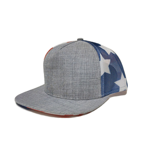 Custom Tiger <b>Camo</b> Trucker Hat 100% Cotton Mesh Breathable Waterproof Fashion Outdoor Patch Snapback <b>Cap</b> Full Color Print Bulk - Product Image 1