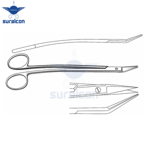 Tijeras Quirúrgicas Dean Scissor Plain de 17 cm (6¾ Pulgadas), Afiladas, de Acero Inoxidable Reutilizables para Cirugía General, Plástica y Cosmética - Product Image 6