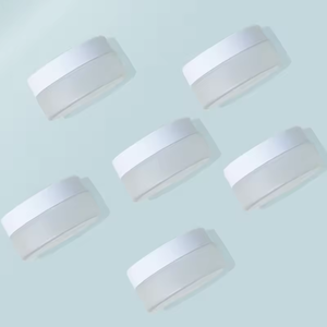 Cosmetic Jars Wholesale from Vietnam <b>Body</b> <b>Scrub</b> Cream with Lid Frosted White PET Jars 4oz 100ml 120ml 150ml Capacity Pavico - Product Image 5
