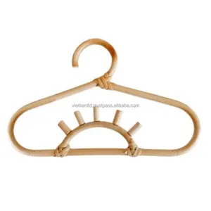 Rotan Kleerhanger Voor Kinderen Schattige Decor Hanger Kinderkamer Meubels, Kleding Hanger Haak Voor Volwassenen Vintage Stijl Gemaakt In Vietnam