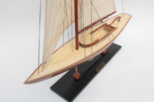 DRAGON CLASSIC YACHT MODEL <b>WHITE</b> PAINTED Wooden Handicrafts Freestanding Feng Shui Home Decoration Christmas - Product Image 2