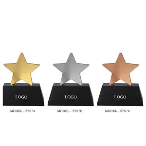 Elegante Reloj de Pared con Esfera Dorada en Forma de Estrella, Decoración Metálica para Oficina, Exhibición en Escritorio y Inspiración Sofisticada para Espacio de Trabajo Profesional - Product Image 2