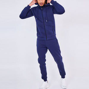 Survêtements en molleton pour hommes à manches longues personnalisés avec poche sur la manche, survêtements respirants surdimensionnés - Product Image 2