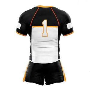 Maillots de rugby personnalisables - 100% polyester, impression numérique, respirant, séchage rapide, nom de l'équipe personnalisé, logo, positions, unisexe, adulte - Product Image 2