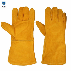 Gants de soudage résistants au feu, résistants à la chaleur, pour barbecue/four/MIG/TIG, mitaines de soudeur en cuir, protection contre les coupures PerfeSafe - Product Image 1