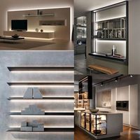 Tira de LED Flexible Raymates AC220 de Alto Voltaje, Certificada por ETL, 50 Metros, Enchufe Estadounidense, 5000k, FCOB, CRI 90, IP67