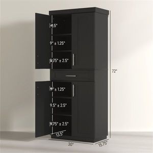 Mobile da Cucina Moderno con Finitura Lucida, Piano in Granito Artificiale, Stile Naturale, Arredamento Cucina per Appartamenti - Product Image 2