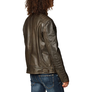 Chaqueta de Cuero Vacuno para Hombre, Fabricante Profesional, Tela Ligera de Alta Calidad, Éxito de Ventas de Invierno, Estilo Urbano - Product Image 6