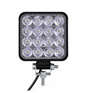 Luz de Trabajo LED Cuadrada ZHENGYUE de 48W y 4 Pulgadas, 16 LED, 12-30V, 6000K Blanca, 420/430/440nm Violeta, para Camiones/Tractores/Barcos Todoterreno - Product Image 4