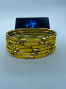 Brazaletes de Resina y Latón con Diseño Único, Efecto Mármol, Bloques de Color Transparentes, Joyería Étnica para Mujer, para Fiestas - Product Image 1