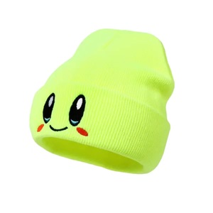Gorro de punto digital personalizado con logo, al por mayor, diseño de anime, dibujos animados, cara y ojos lindos, cosplay, mantiene el calor, para viaje, 100% acrílico, común - Product Image 5