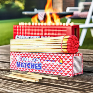 Top Selling Barbeque <b>Match</b> Sticks 290mm X 60mm X 29mm 40 Wooden Sticks White Paper Head Safe Best Exporter Barbeque Grill Use - Product Image 1