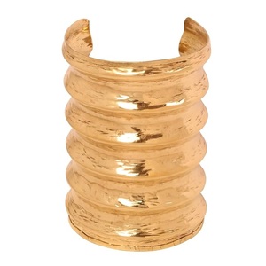 Floral Engraved Wide Cuff Bangle Antique Brass Copper Twisted <b>Rope</b> Border Etched Open Bangle <b>Bracelet</b> for Women - Product Image 6