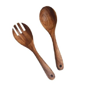 Premium Quality Handmade Wooden <b>Spoon</b> with Long Handle Kitchen Utensil for Cooking <b>Serving</b> Rice Soup Salad Mixing Durable Design - Product Image 1