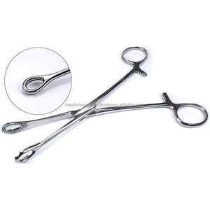 Pinzas quirúrgicas de acero inoxidable Rampley, soportes de Clip manuales, pinzas de sujeción de esponja reutilizables, 354/ - Product Image 1