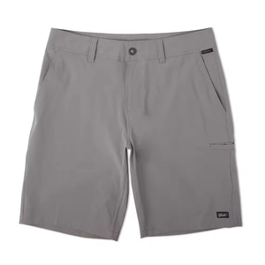 Men's <b>Mint</b> Green Bermuda Shorts Solid Color Quick Dry Cotton Worsted Fabric 180g Casual Wear Mid Waist Zipper Fly Pockets - Product Image 2