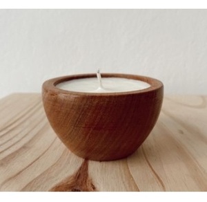 Premium Round Wooden Three <b>Wick</b> <b>Candle</b> Bowl Handmade Natural Wood <b>Candle</b> Vessel Luxury Home Fragrance Container Decorative - Product Image 4